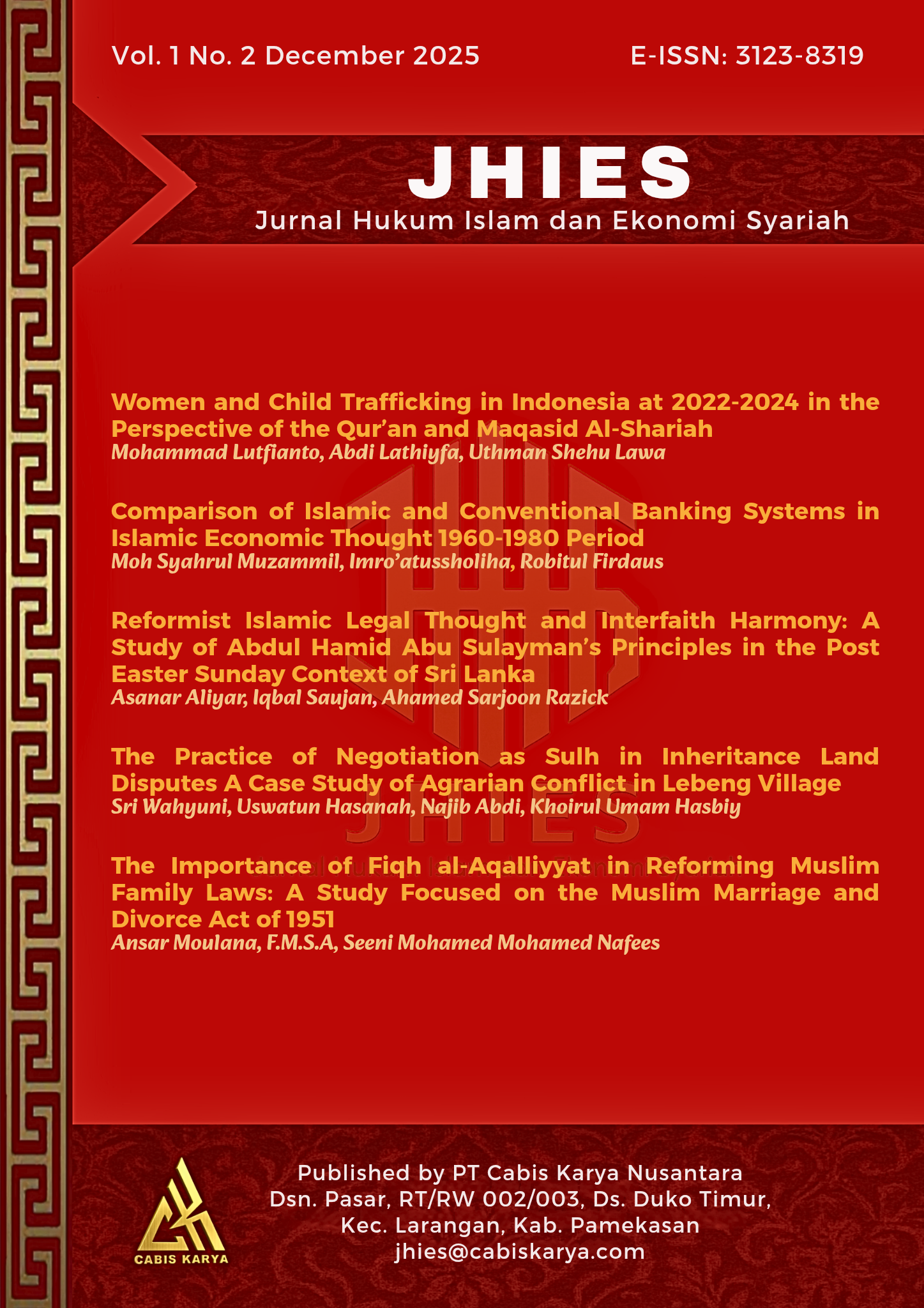 					Lihat Vol 1 No 2 (2025): Edisi Desember
				