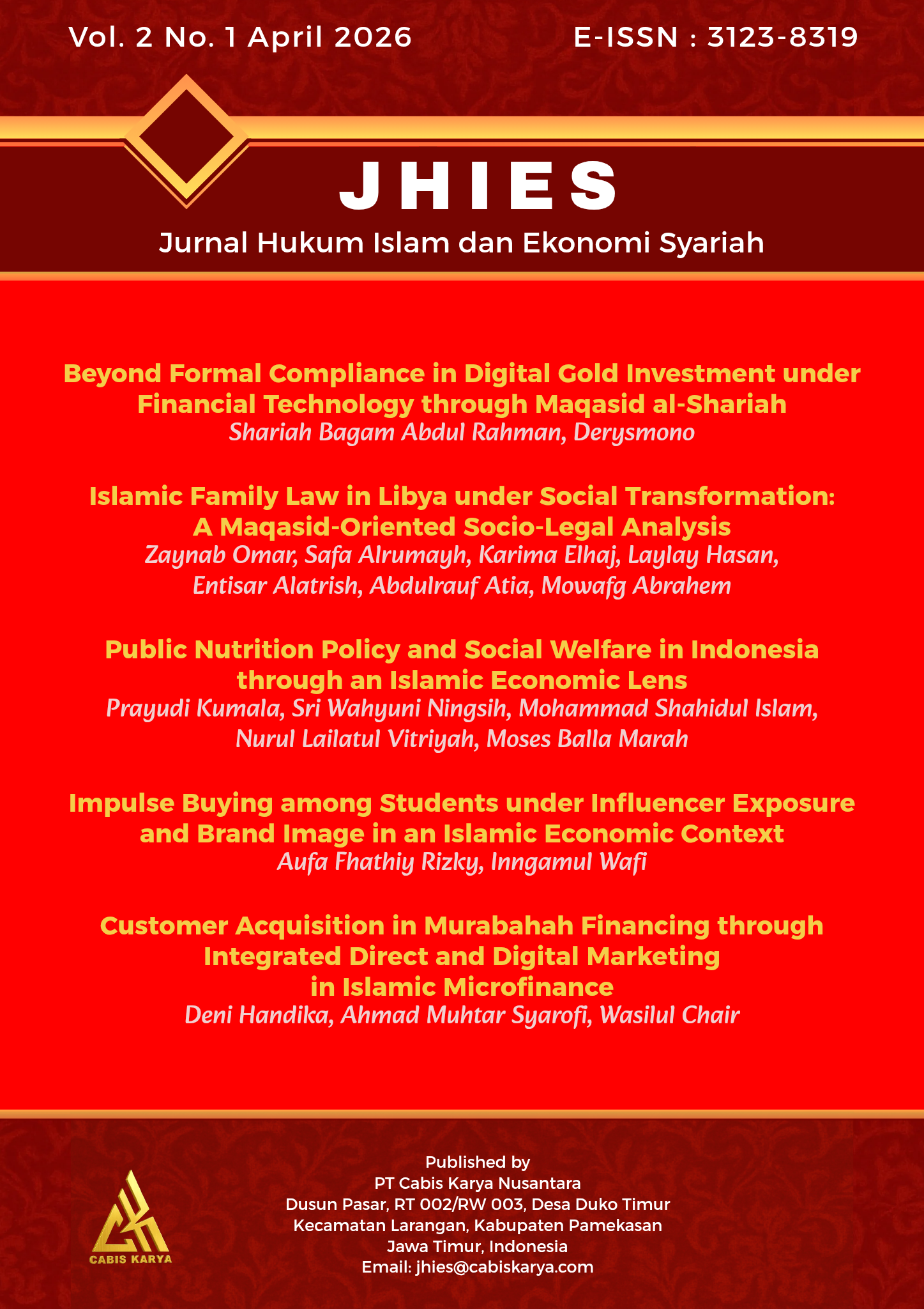 					View Vol. 2 No. 1 (2026): April Edition
				